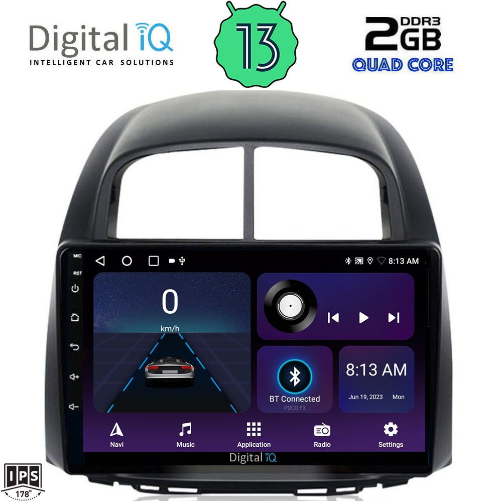 DIGITAL IQ BXB 1124_GPS (10inc) MULTIMEDIA TABLET OEM DAIHATSU SIRION mod. 2006-2012