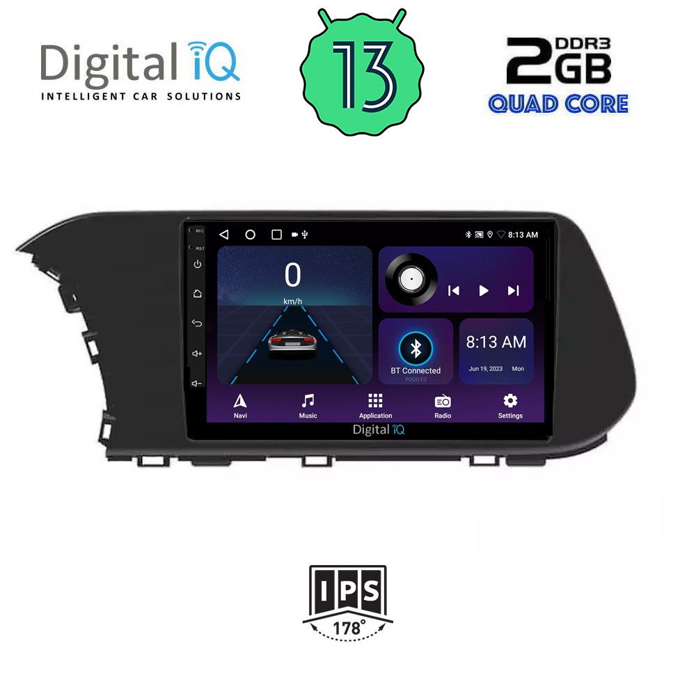 DIGITAL IQ BXB 1220_GPS (10inc) MULTIMEDIA TABLET OEM HYUNDAI i20 mod. 2020&gt;