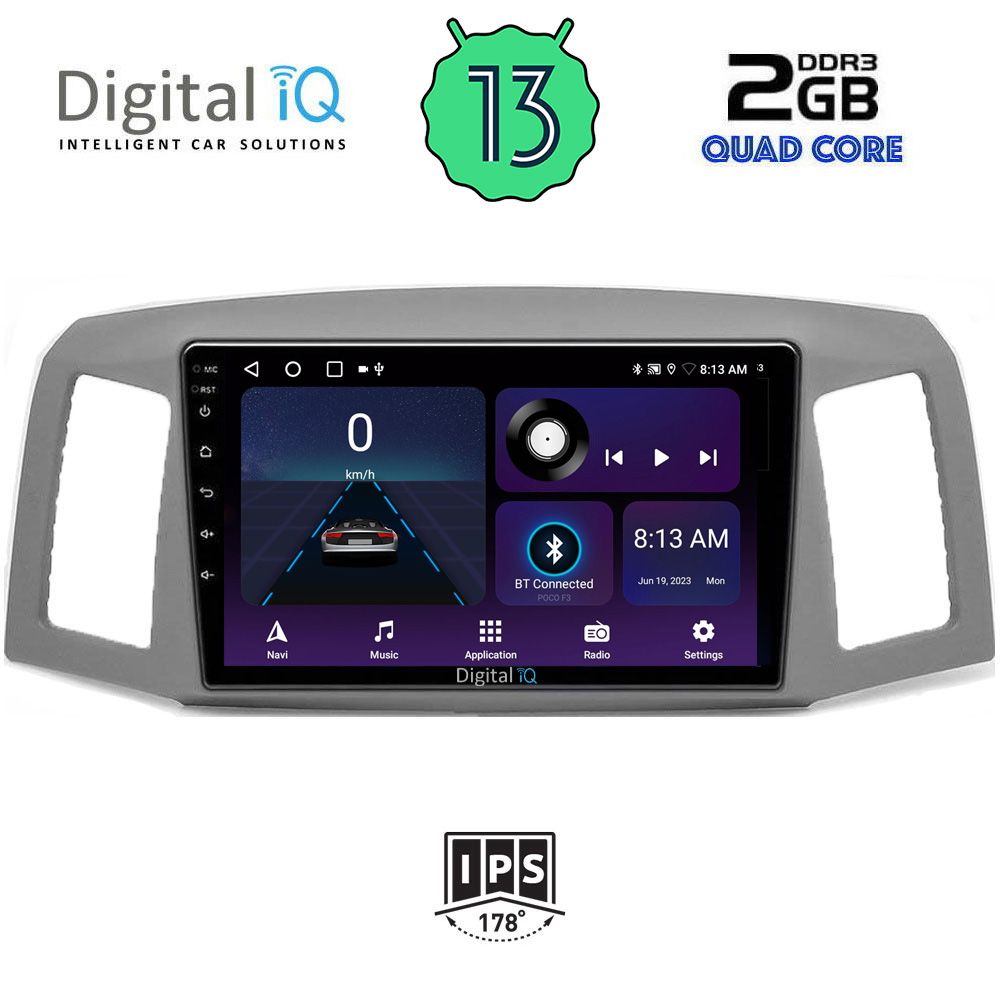 DIGITAL IQ BXB 1281_GPS (10inc) MULTIMEDIA TABLET OEM JEEP GRAND CHEROKEE mod. 2005-2007