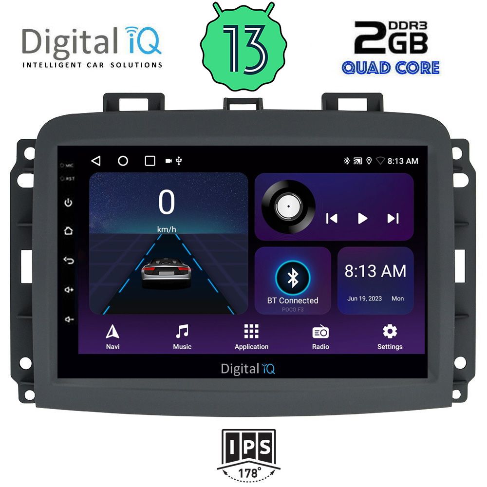 DIGITAL IQ BXB 1132_GPS (10inc) MULTIMEDIA TABLET OEM FIAT 500L mod. 2012&gt;