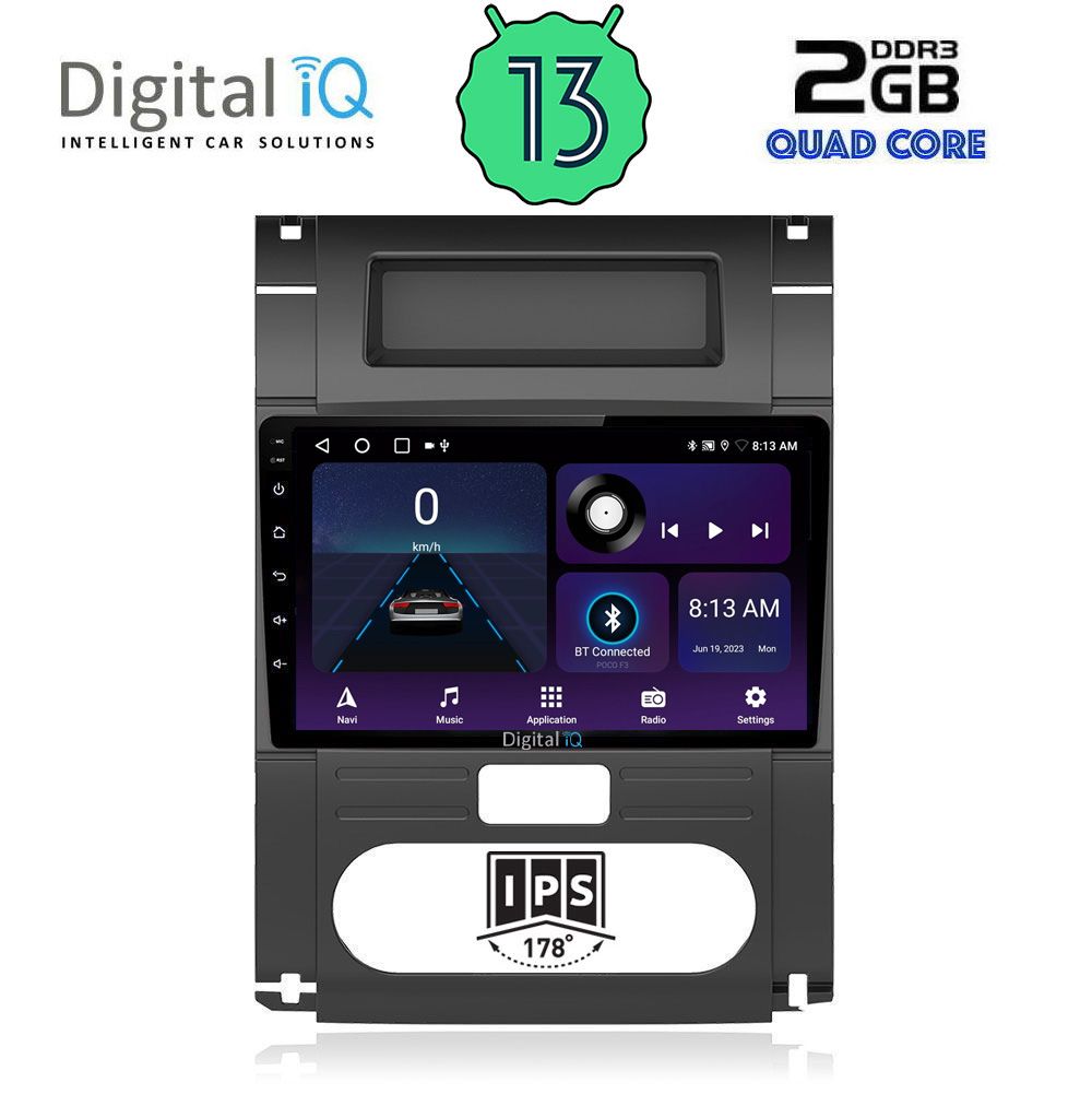 DIGITAL IQ BXB 1477_GPS (10inc) MULTIMEDIA TABLET OEM NISSAN XTRAIL mod. 2007-2013