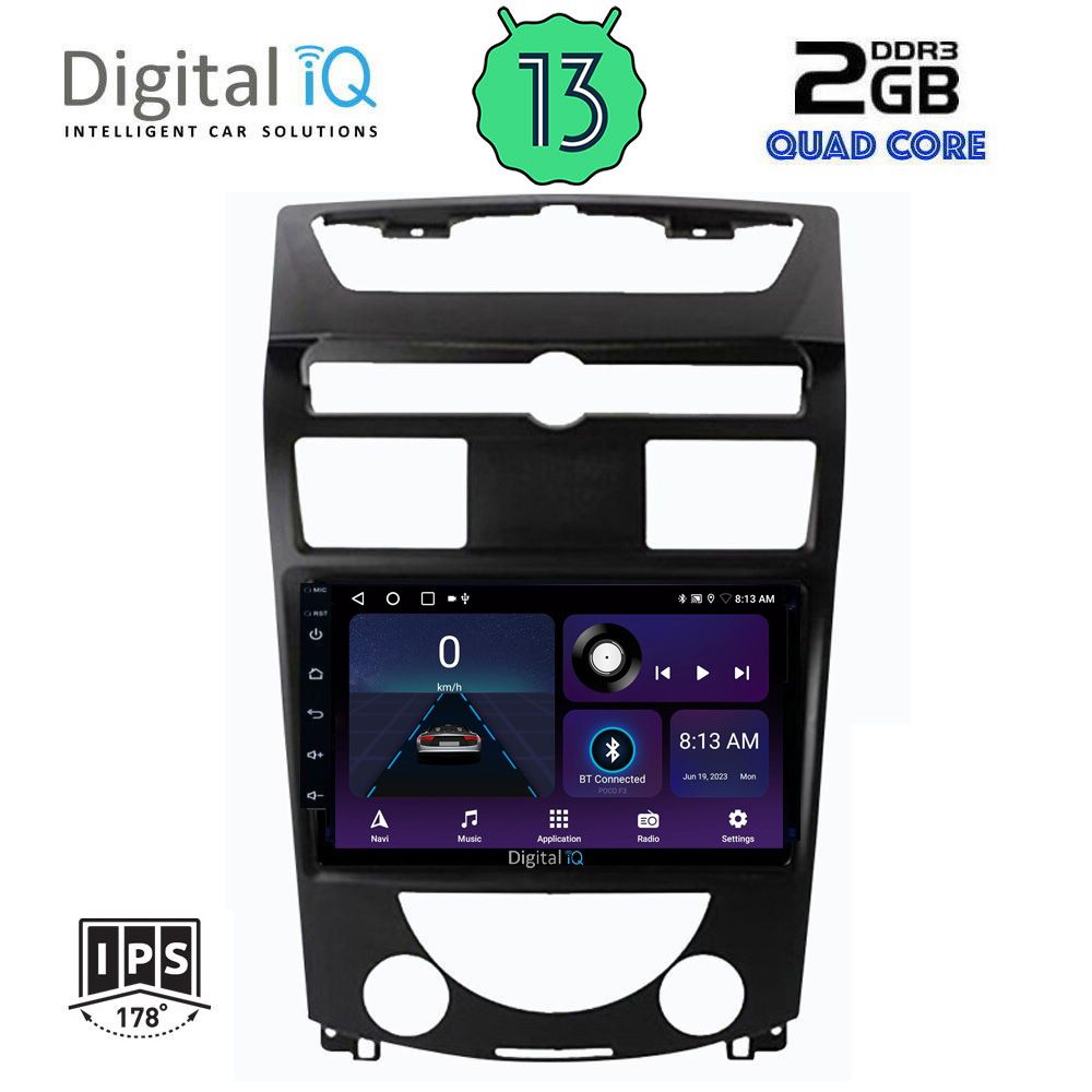 DIGITAL IQ BXB 1657_GPS (10inc) MULTIMEDIA TABLET OEM SSANGYANG REXTON mod. 2006-2015