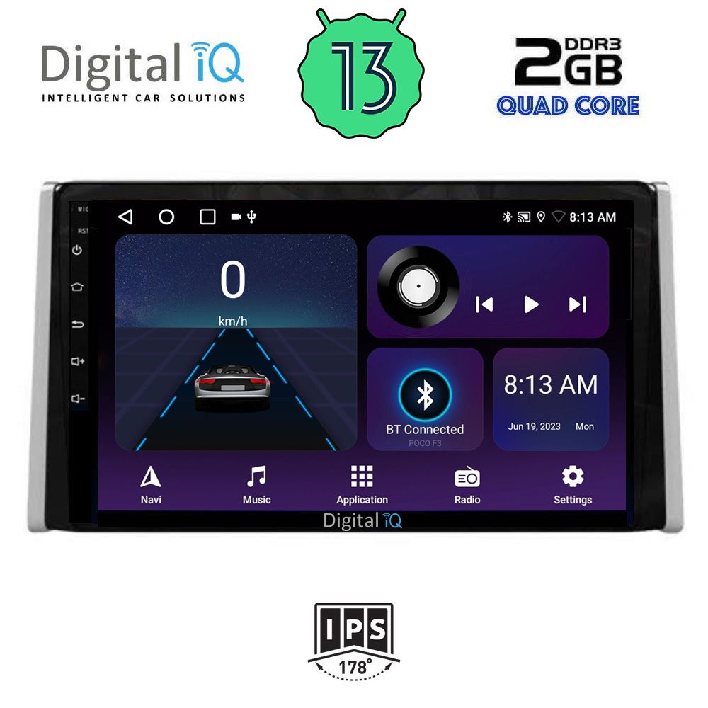 DIGITAL IQ BXB 1734_GPS (10inc) MULTIMEDIA TABLET OEM TOYOTA RAV 4 mod. 2019&gt;