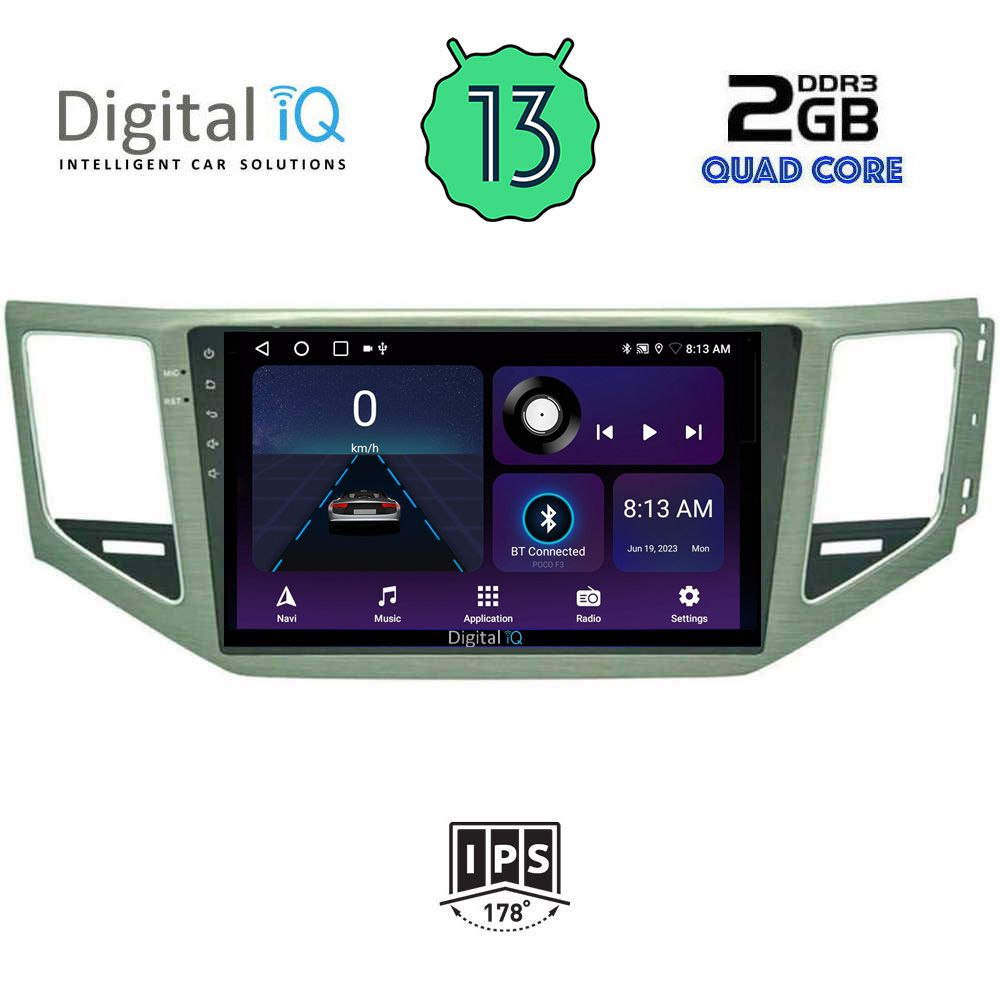 DIGITAL IQ BXB 1745_GPS (10inc) MULTIMEDIA TABLET OEM VW GOLF SPORTSVAN mod. 2014&gt;