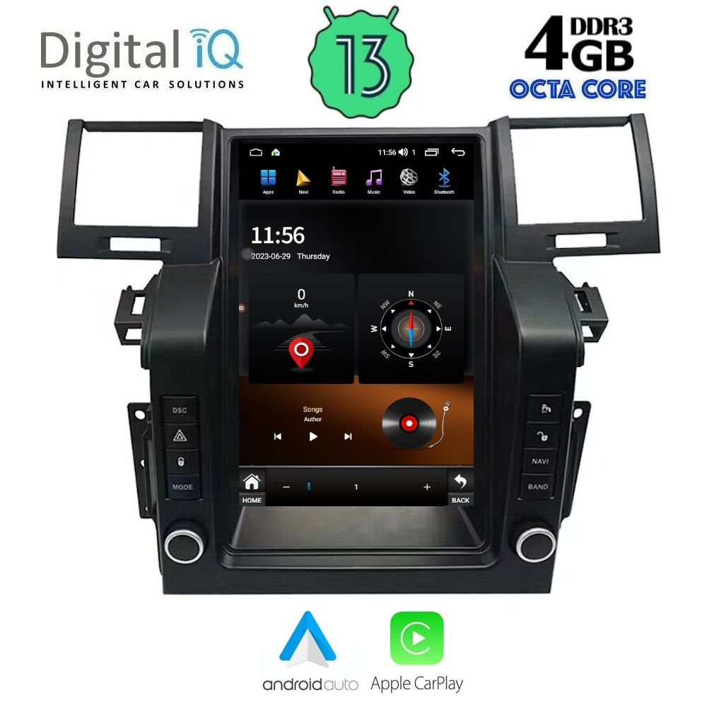 DIGITAL IQ TOP 1931_CPA (9inc) MULTIMEDIA TESLA OEM LAND ROVER RANGE ROVER SPORT mod. 2004-2010