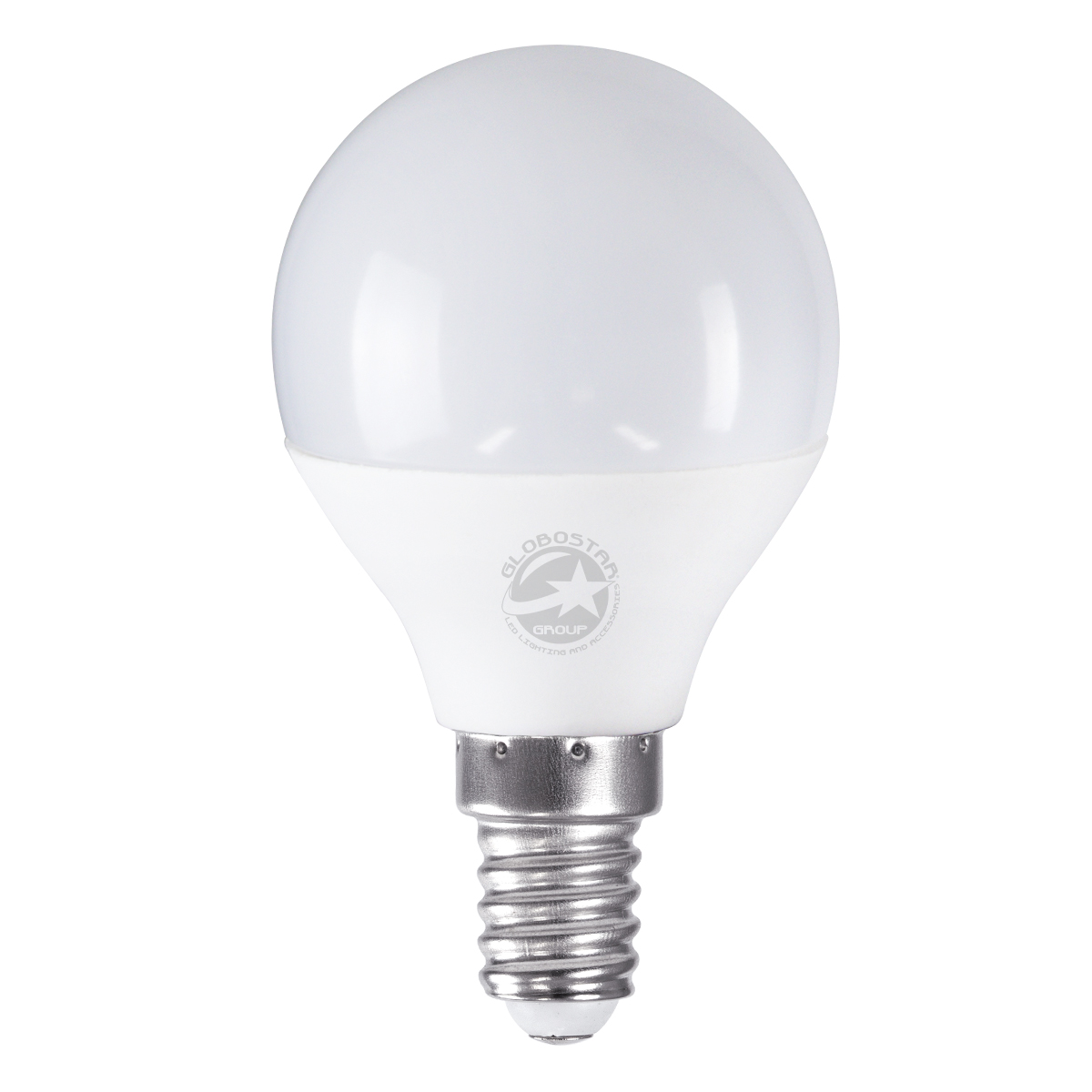 GloboStar® 60013 Λάμπα LED E14 G45 Γλομπάκι 4W 388lm 260° AC 220-240V IP20 Φ4.5 x Υ7.8cm Φυσικό Λευκό 4500K - 3 Years Warranty