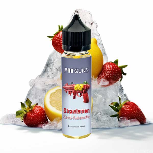 Omnia flavourShot Pod Gun Strawlemon Semi-Atomatic 60ml