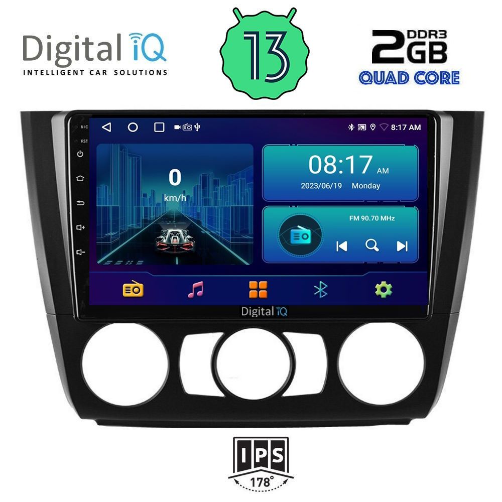 DIGITAL IQ BXB 1040_GPS A/C (9inc) MULTIMEDIA TABLET OEM BMW S.1 E81-82-87-88 mod. 2004-2013