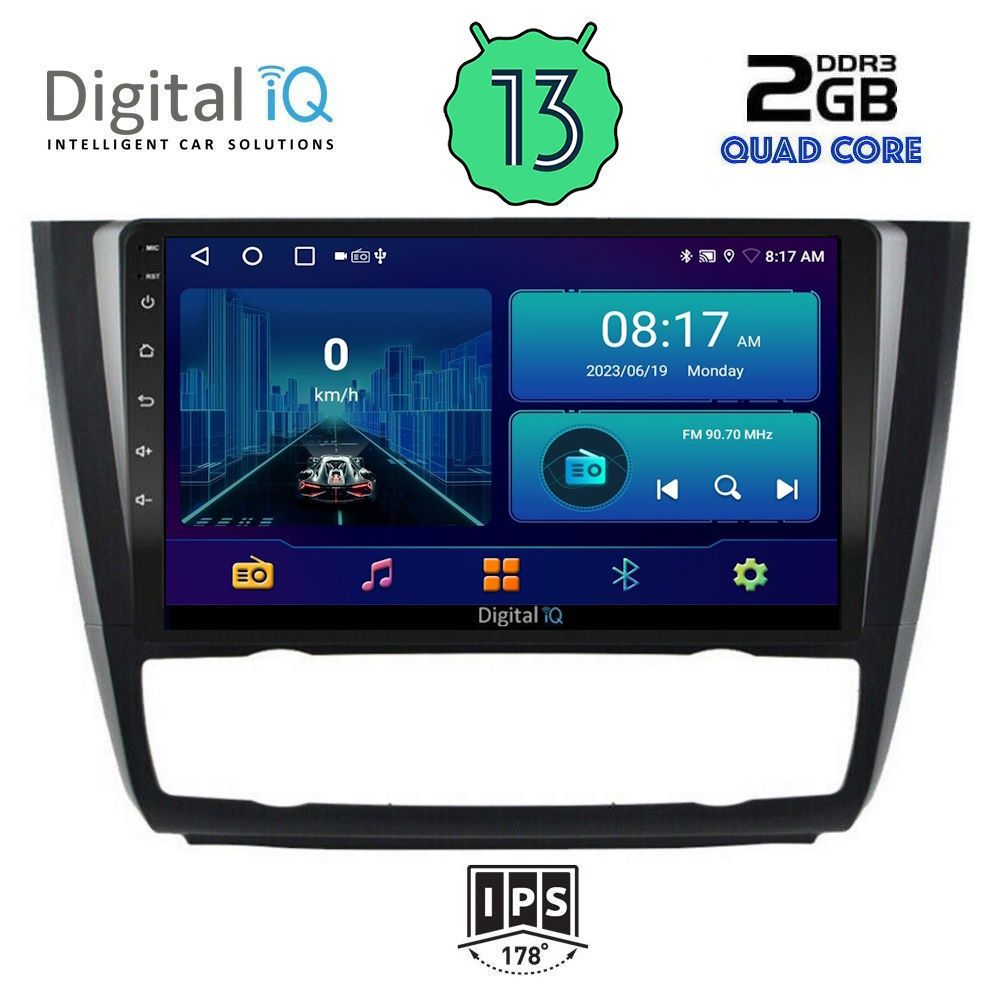 DIGITAL IQ BXB 1040_GPS CLIMA (9inc) MULTIMEDIA TABLET OEM BMW S.1 E81-82-87-88 mod. 2004-2013