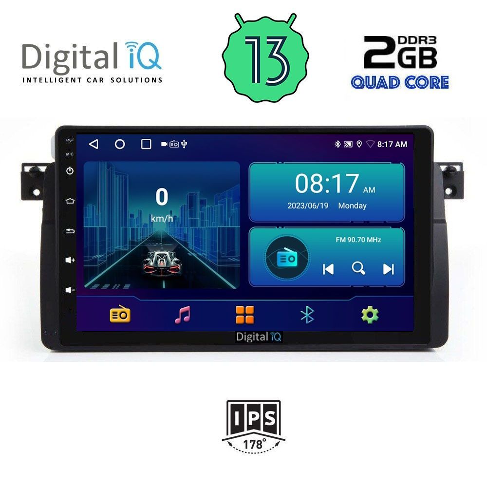 DIGITAL IQ BXB 1042_GPS (9inc) MULTIMEDIA TABLET OEM BMW E46 mod. 1998-2005