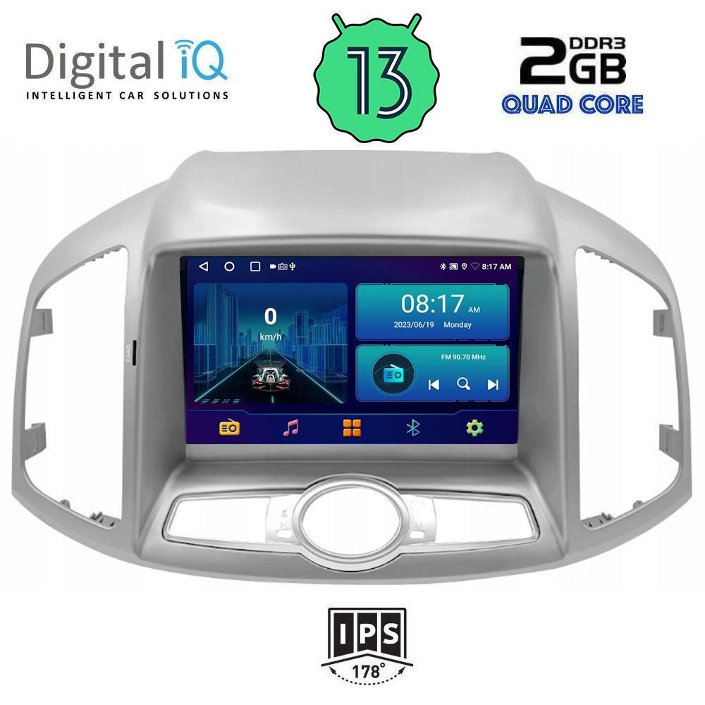 DIGITAL IQ BXB 1071_GPS (9inc) MULTIMEDIA OEM CHEVROLET CAPTIVA mod. 2012&gt;