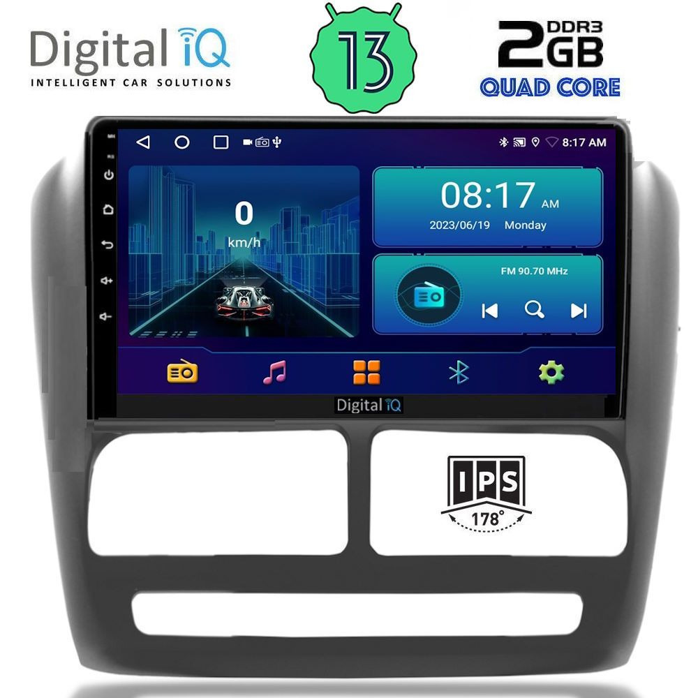 DIGITAL IQ BXB 1137_GPS (9inc) MULTIMEDIA TABLET OEM FIAT DOBLO mod. 2010-2015