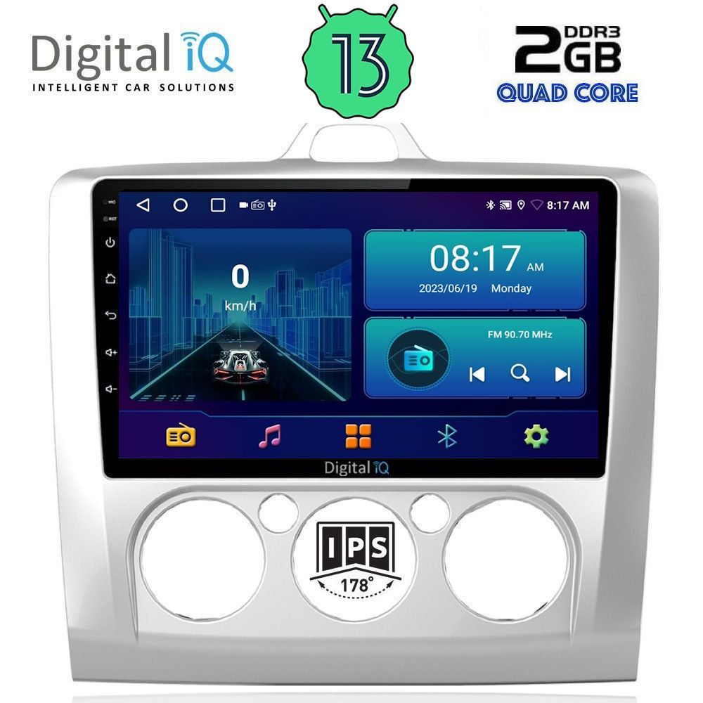 DIGITAL IQ BXB 1156_GPS A/C (9inc) MULTIMEDIA TABLET OEM FORD FOCUS mod. 2005-2012