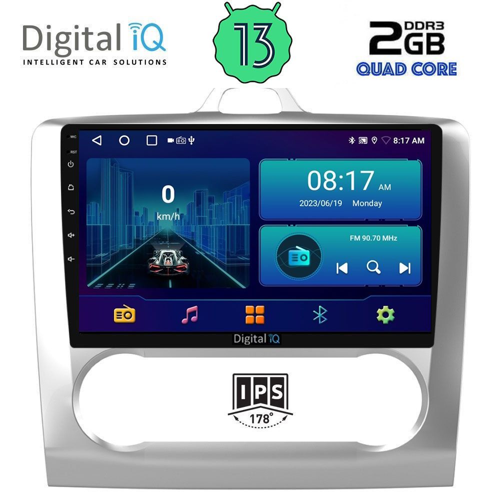 DIGITAL IQ BXB 1156_GPS CLIMA (9inc) MULTIMEDIA TABLET OEM FORD FOCUS mod. 2005-2012