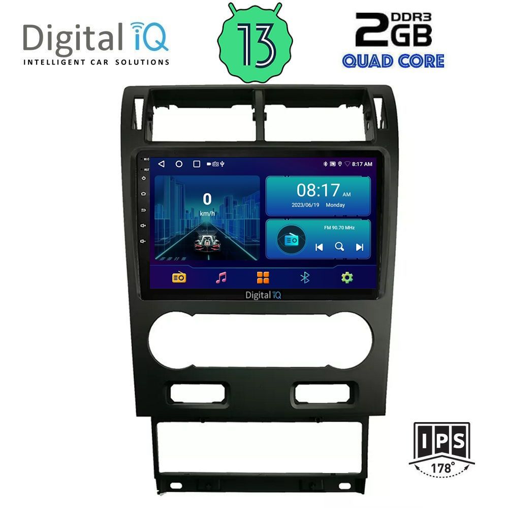 DIGITAL IQ BXB 1161_GPS (9inc) MULTIMEDIA TABLET OEM FORD MONDEO mod. 2003-2006