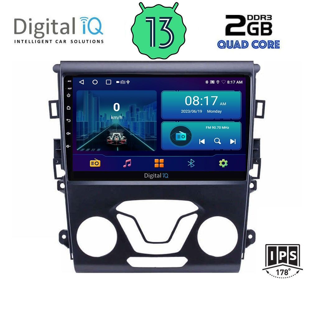 DIGITAL IQ BXB 1164_GPS (9inc) MULTIMEDIA TABLET ΟΕΜ FORD MONDEO mod. 2014&gt;