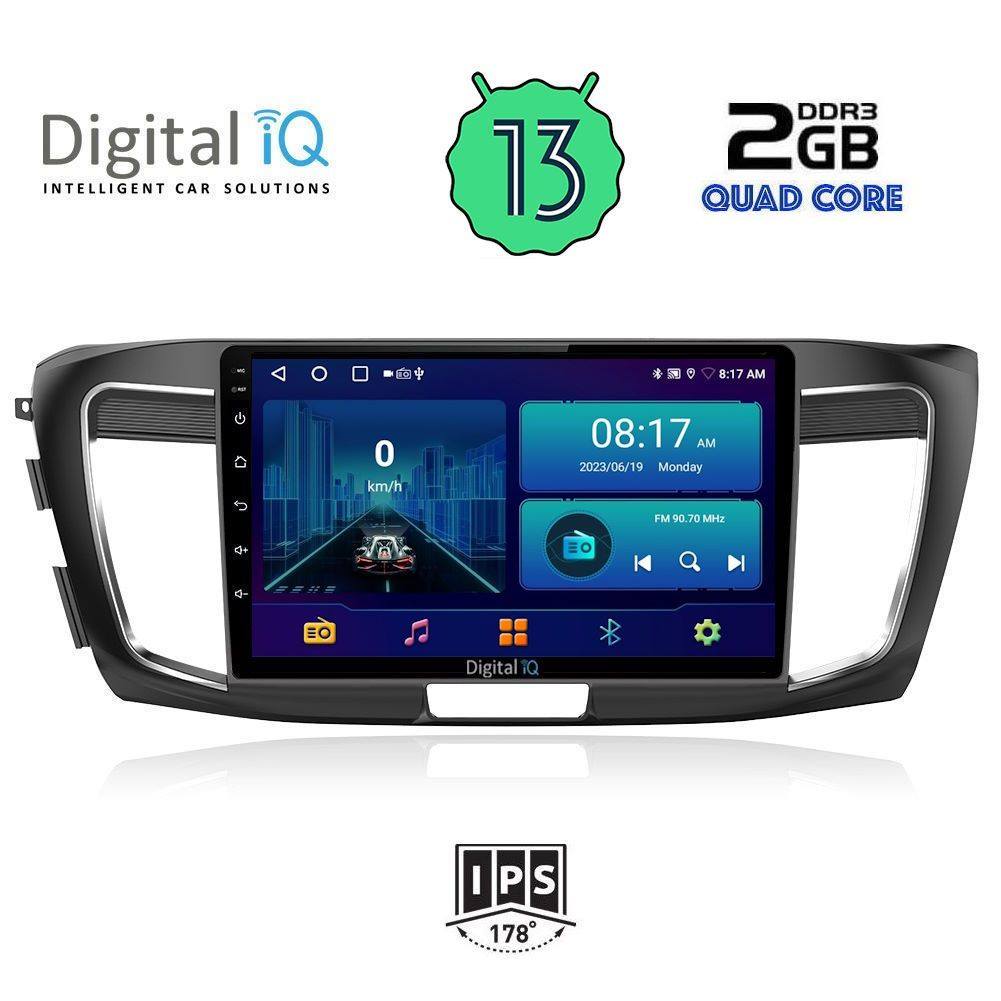 DIGITAL IQ BXB 1183_GPS (9inc) MULTIMEDIA TABLET OEM HONDA ACCORD mod. 2008-2013