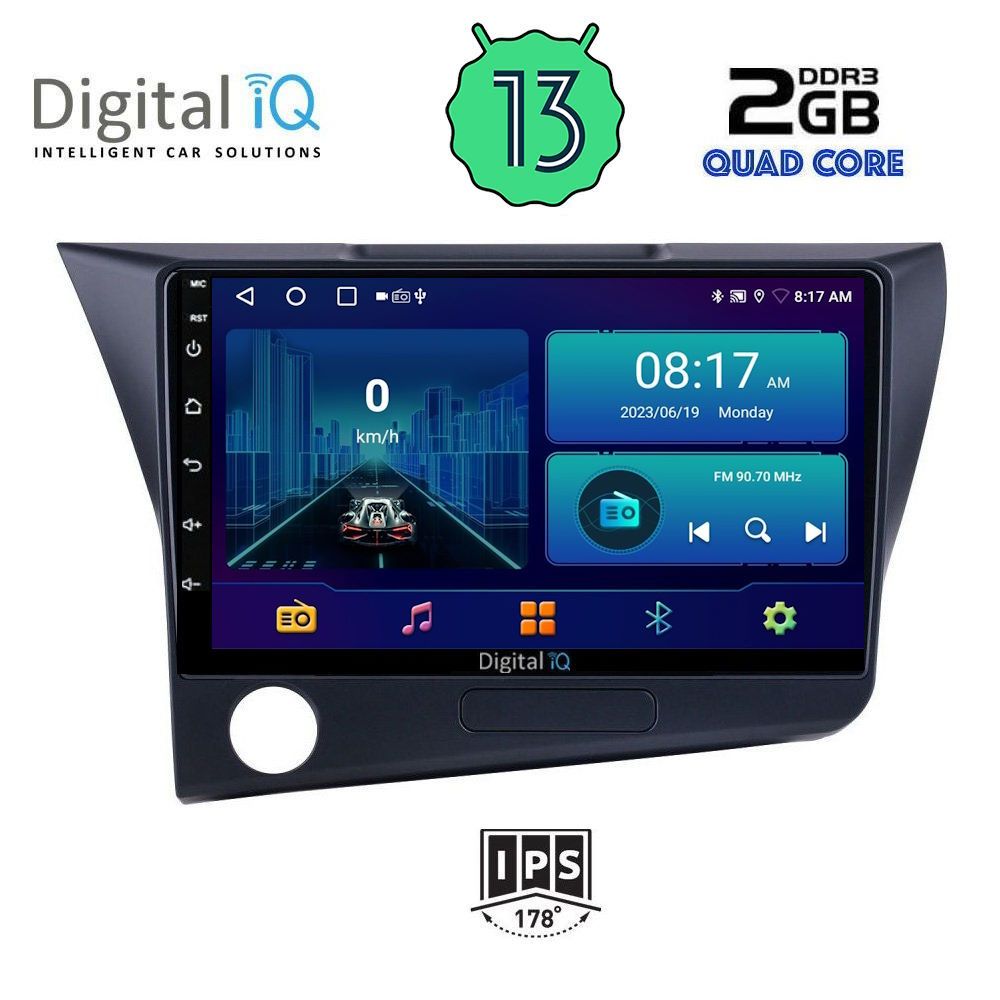 DIGITAL IQ BXB 1203_GPS (9inc) MULTIMEDIA TABLET OEM HONDA CRZ mod. 2010-2016