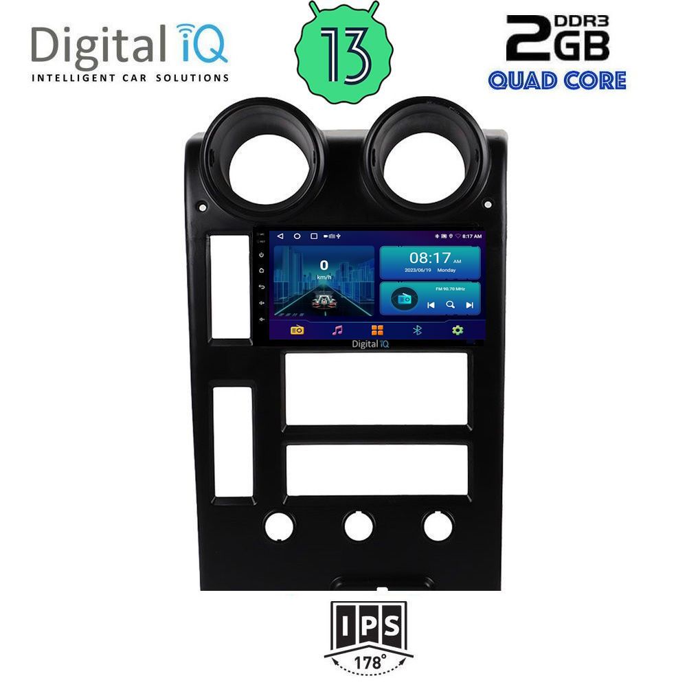 DIGITAL IQ BXB 1215_GPS (9inc) MULTIMEDIA TABLET OEM HUMMER H2 mod. 2001-2007