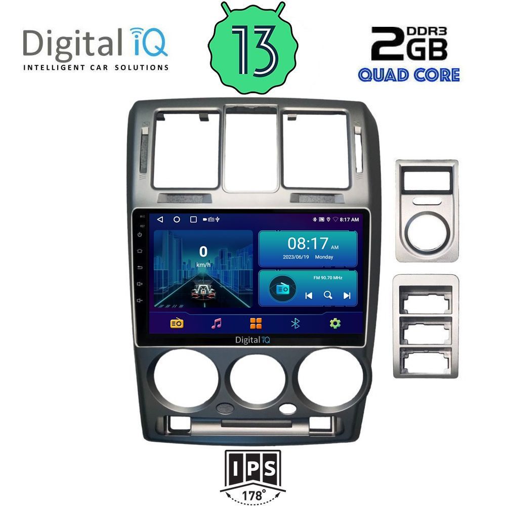 DIGITAL IQ BXB 1222_GPS (9inc) MULTIMEDIA TABLET OEM HYUNDAI GETZ mod. 2002-2011