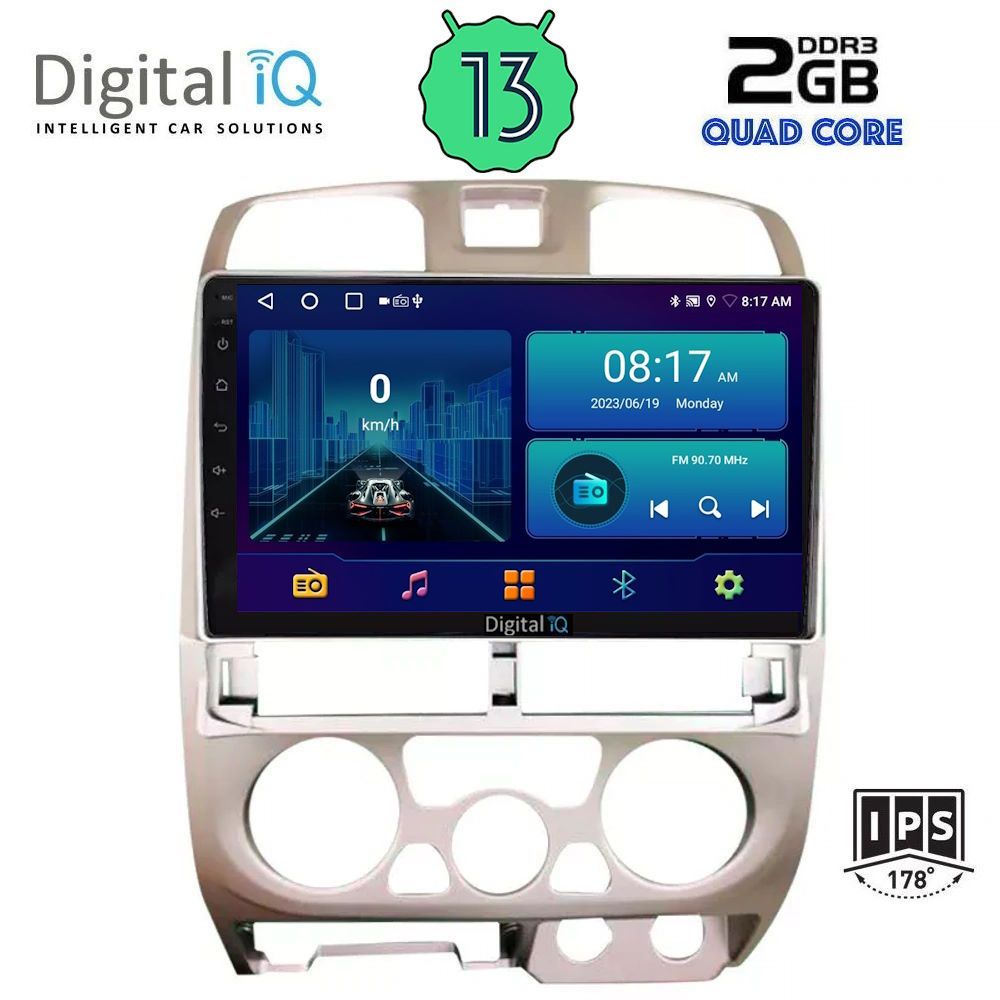 DIGITAL IQ BXB 1253_GPS (9inc) MULTIMEDIA TABLET OEM ISUZU D-MAX mod. 2002-2008