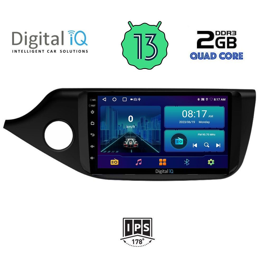 DIGITAL IQ BXB 1302_GPS (9inc) MULTIMEDIA TABLET OEM KIA CEED mod. 2012-2018