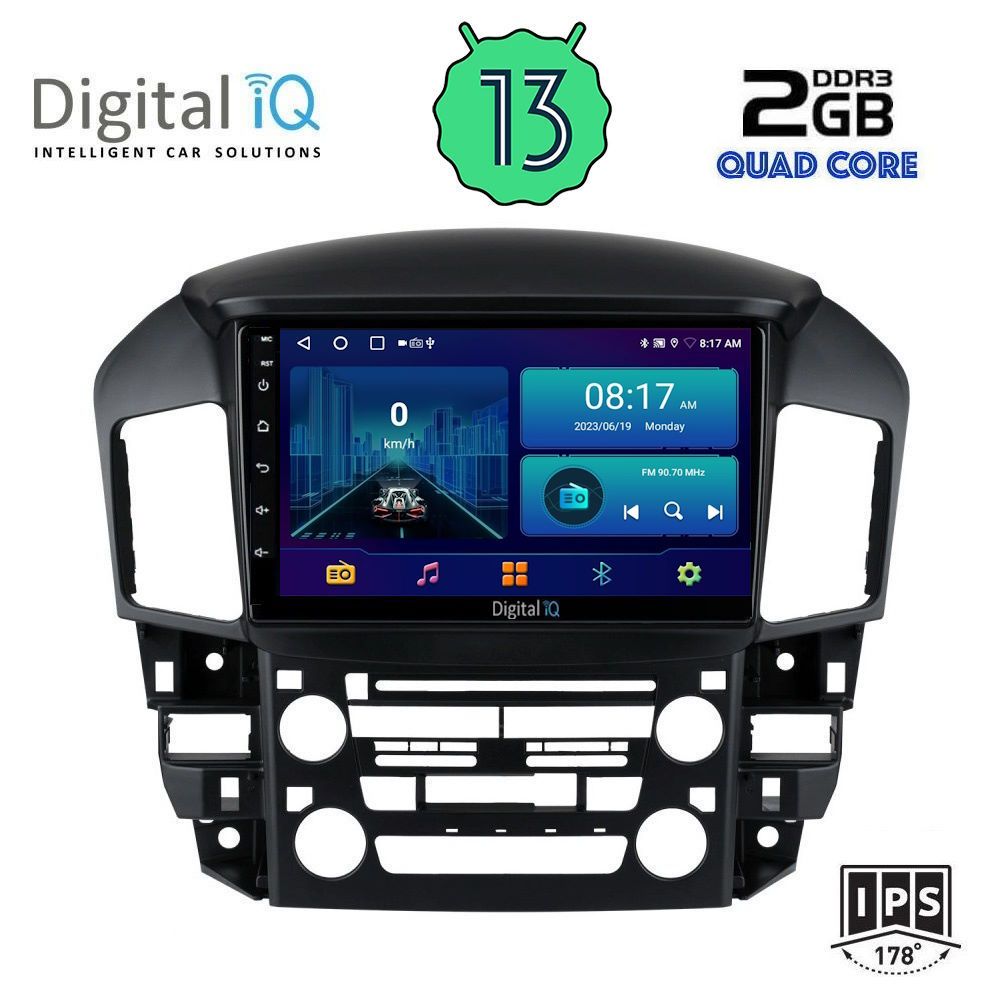 DIGITAL IQ BXB 1344_GPS (9inc) MULTIMEDIA TABLET OEM LEXUS RX 300 mod. 1998-2003