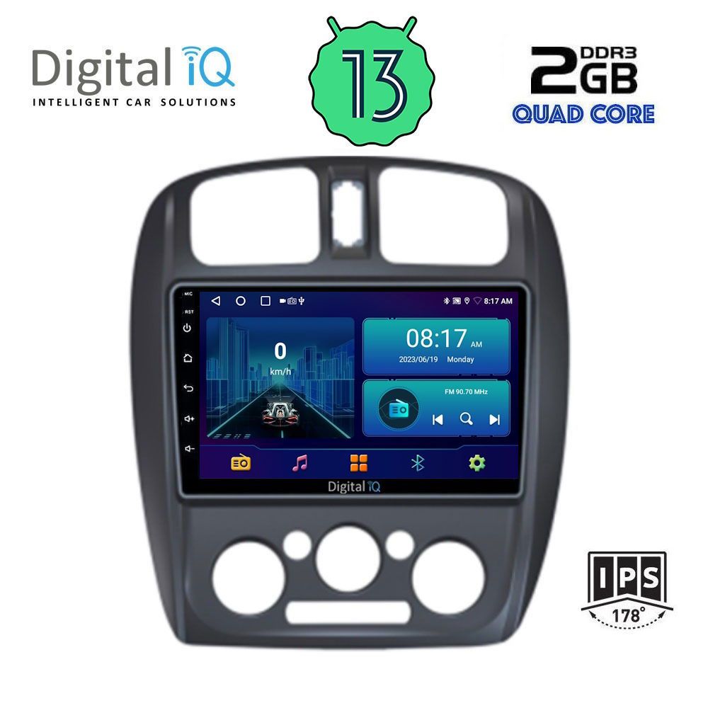 DIGITAL IQ BXB 1363_GPS (9inc) MULTIMEDIA TABLET OEM MAZDA 323 mod. 1998-2004