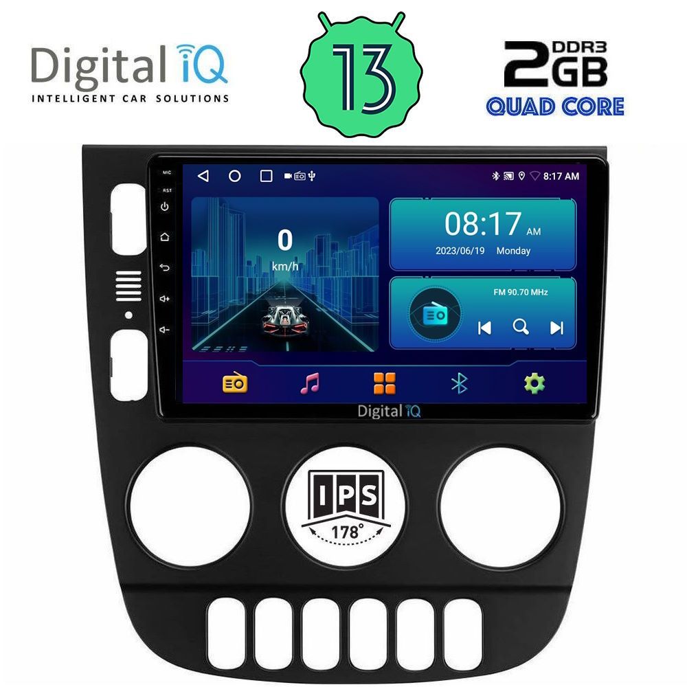 DIGITAL IQ BXB 1413_GPS (9inc) MULTIMEDIA TABLET OEM MERCEDES ML (W163) mod. 2002-2005