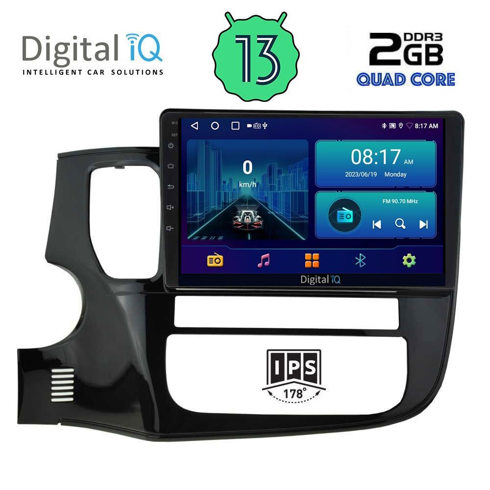 DIGITAL IQ BXB 1443_GPS (9inc) MULTIMEDIA TABLET OEM MITSUBISHI OUTLANDER  mod. 2013&gt;