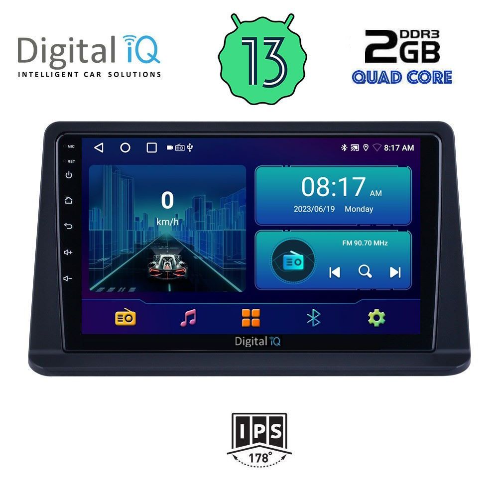 DIGITAL IQ BXB 1445_GPS (9inc) MULTIMEDIA TABLET OEM MITSUBISHI PAJERO mod. 1999-2006