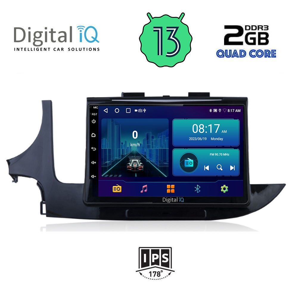 DIGITAL IQ BXB 1497_GPS (9inc) MULTIMEDIA TABLET OEM OPEL MOKKA mod. 2016-2021