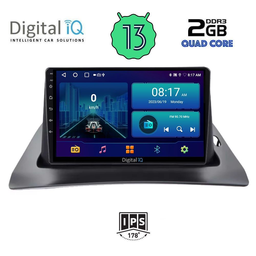 DIGITAL IQ BXB 1550_GPS (9inc) MULTIMEDIA TABLET OEM RENAULT KANGOO mod. 2010&gt;