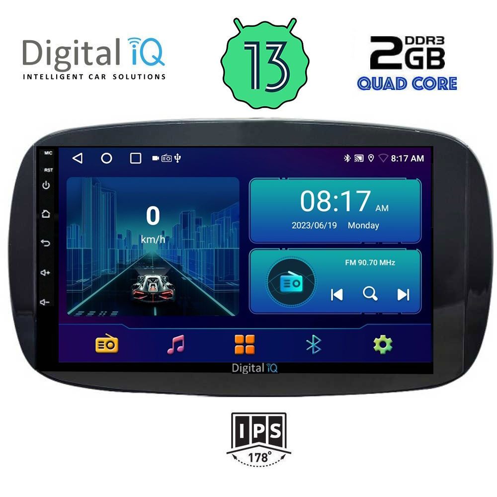 DIGITAL IQ BXB 1623_GPS (9inc) MULTIMEDIA TABLET OEM SMART (453) mod. 2016&gt;