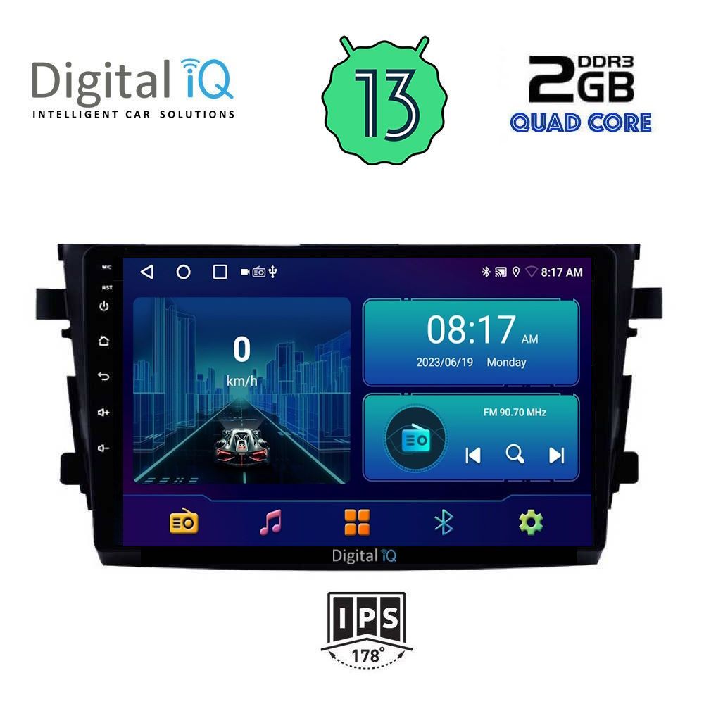 DIGITAL IQ BXB 1674_GPS (9inc) MULTIMEDIA TABLET OEM SUZUKI CELERIO mod. 2015&gt;