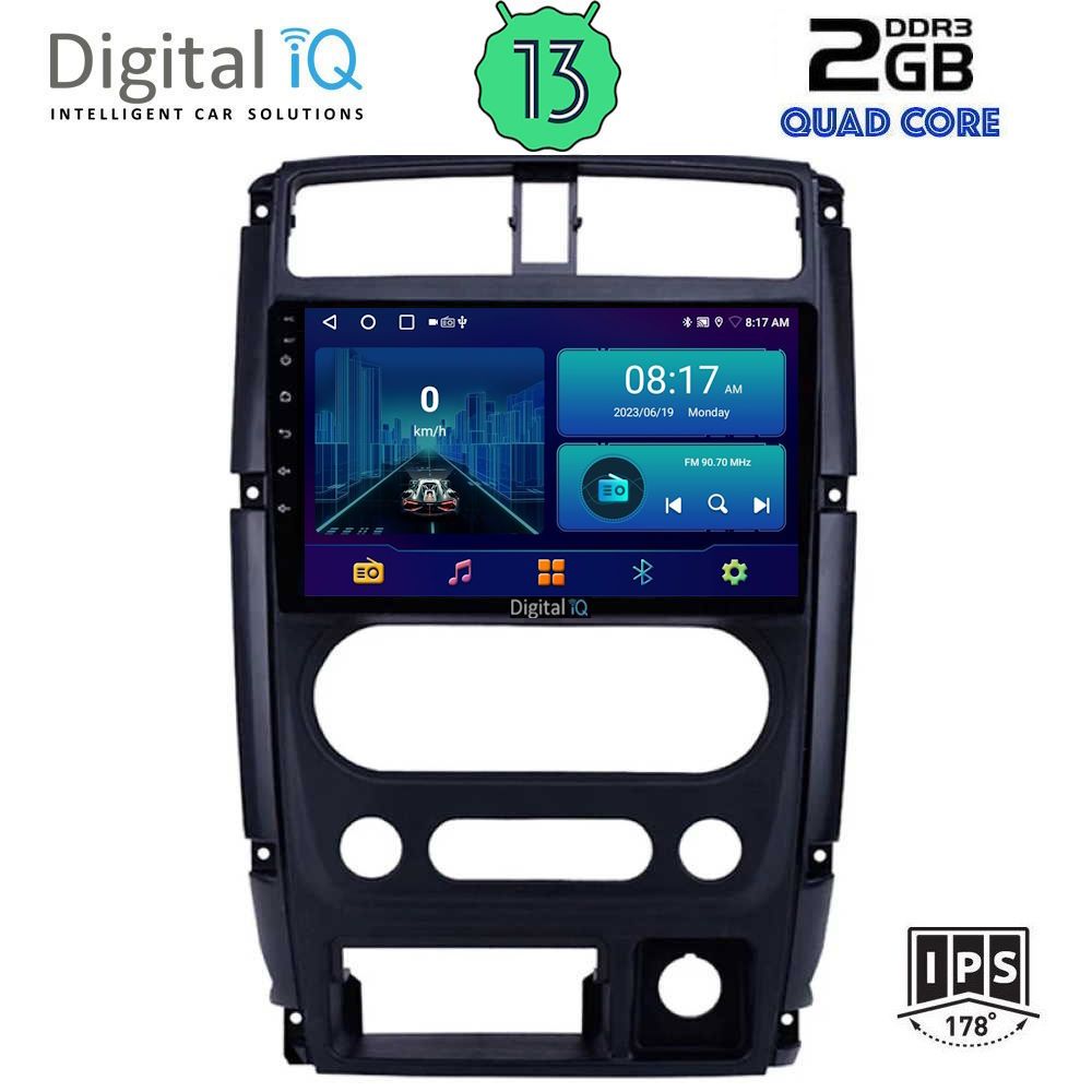 DIGITAL IQ BXB 1678_GPS (9inc) MULTIMEDIA TABLET OEM SUZUKI JIMNY mod. 2007-2017