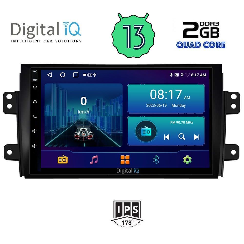 DIGITAL IQ BXB 1688_GPS (9inc) MULTIMEDIA TABLET OEM FIAT SEDICI – SUZUKI SX4 mod. 2005-2013