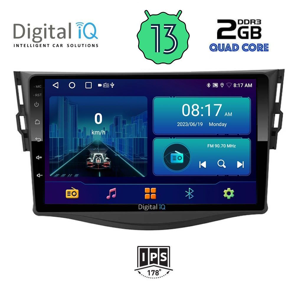 DIGITAL IQ BXB 1731_GPS (9inc) MULTIMEDIA TABLET OEM TOYOTA RAV 4 mod. 2006-2012