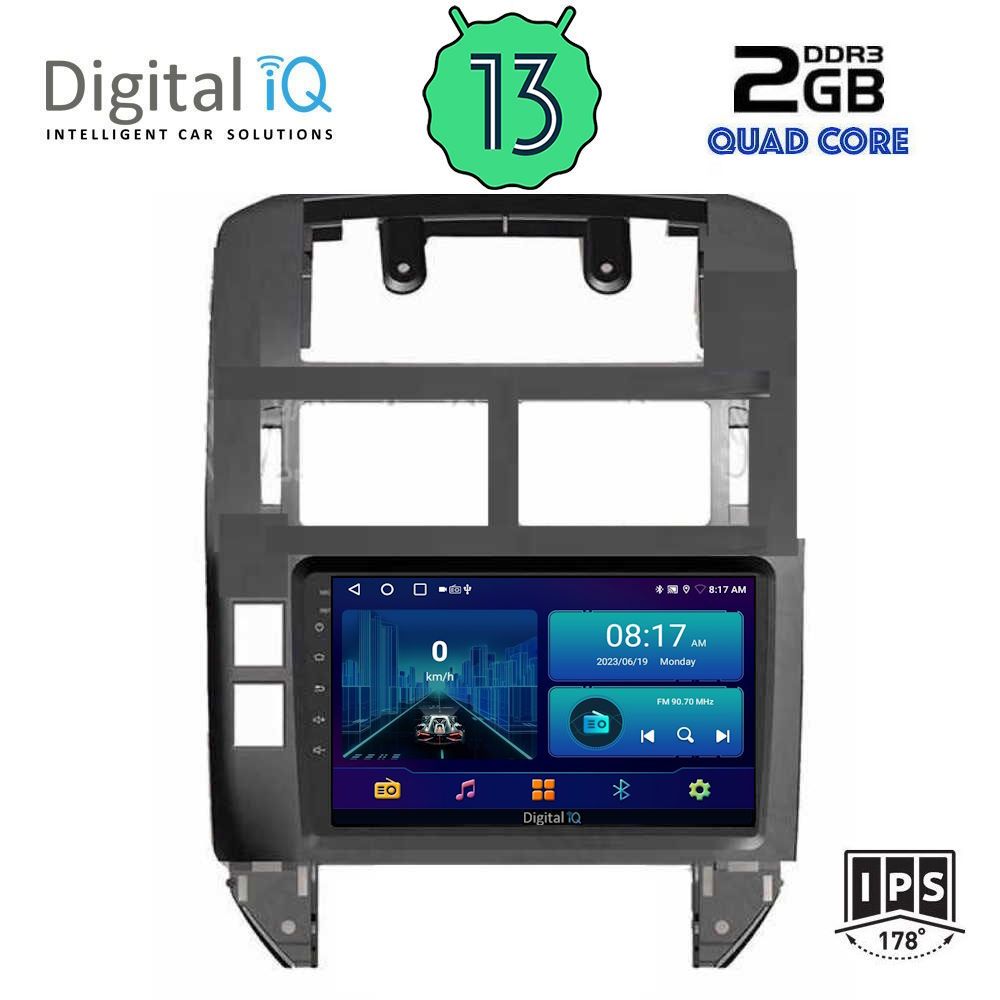 DIGITAL IQ BXB 1755_GPS (9inc) MULTIMEDIA TABLET OEM VW POLO mod. 2002-2009