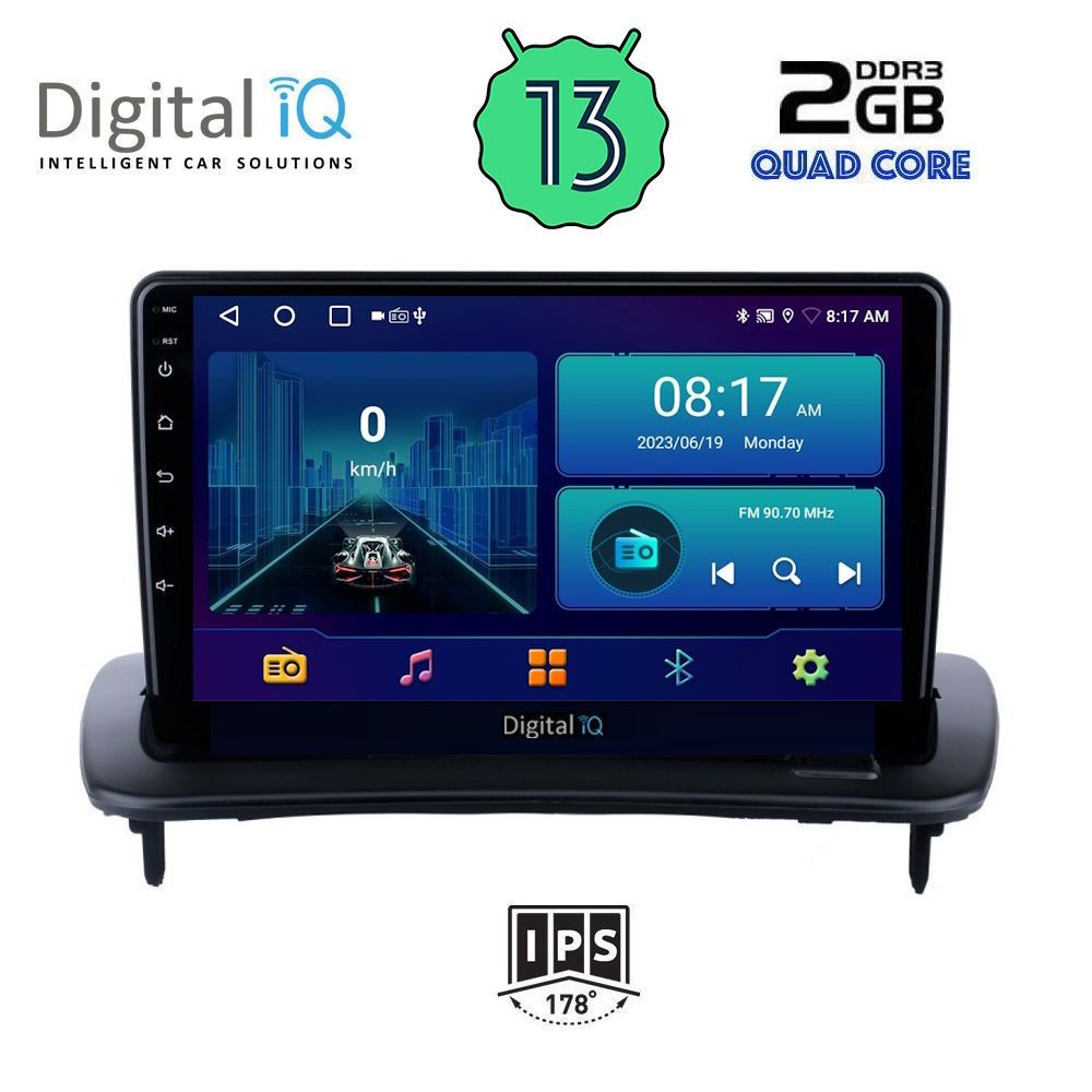 DIGITAL IQ BXB 1783_GPS (9inc) MULTIMEDIA TABLET OEM VOLVO C30 - S40 mod. 2005-2013