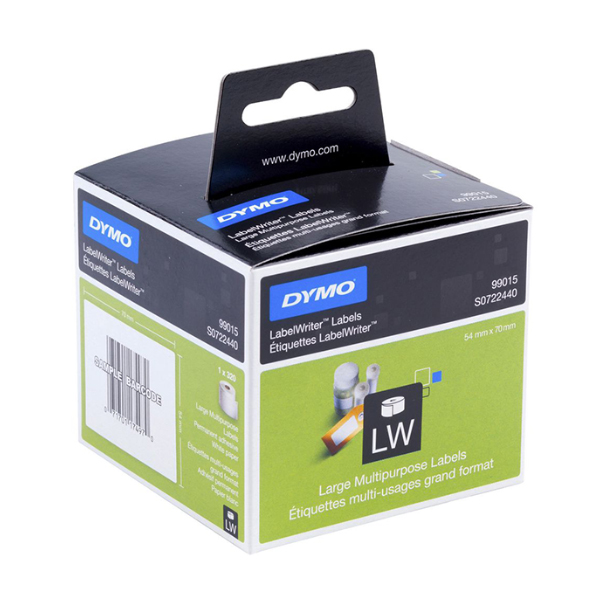 Χάρτινη Ετικέτα DYMO 99015 54x70mm (Λευκή) (S0722440) (DYMO99015)