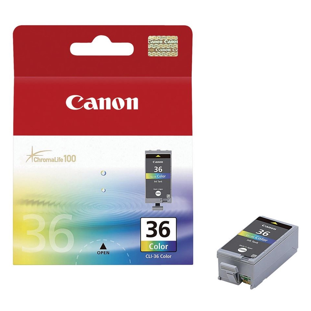 Canon Μελάνι Inkjet CLI-36 Colour (1511B001) (CANCLI-36)