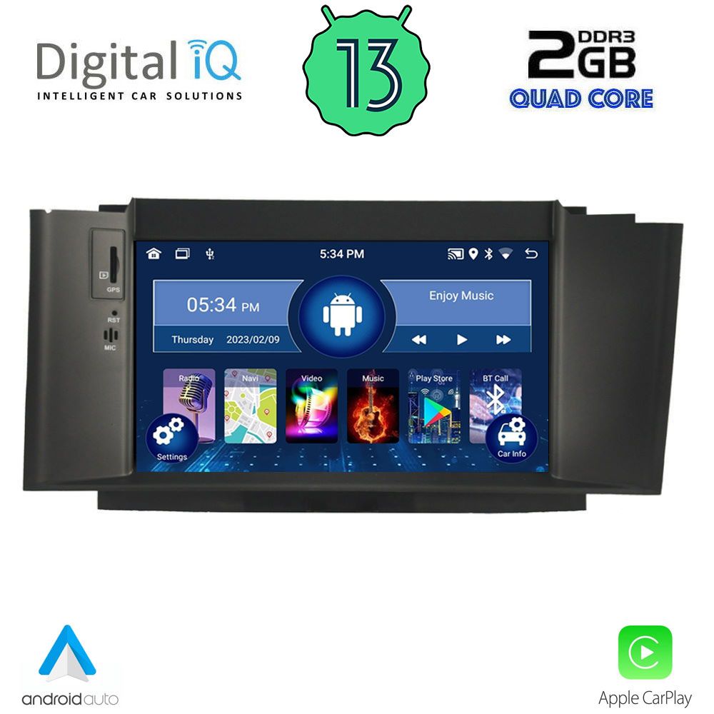 DIGITAL IQ MSD 241_CPA (7" DECK) MULTIMEDIA OEM CITROEN C4 mod. 2011-2018