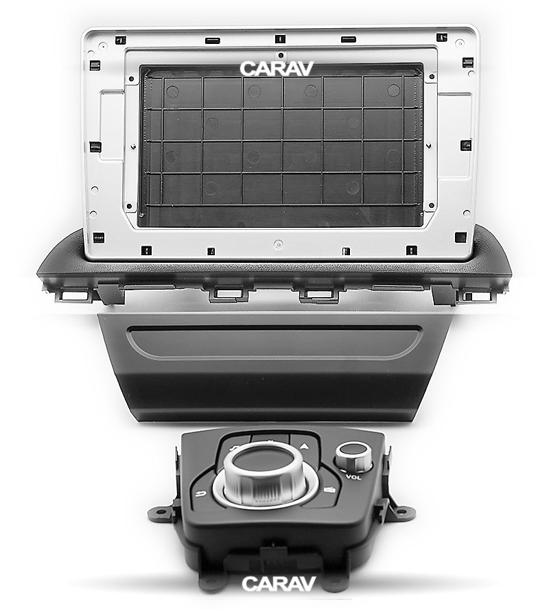 CARAV Industries Inc. Πρόσοψη με knob για τάμπλετ 10.1" Mazda 3, Axela '14-'19 22.781