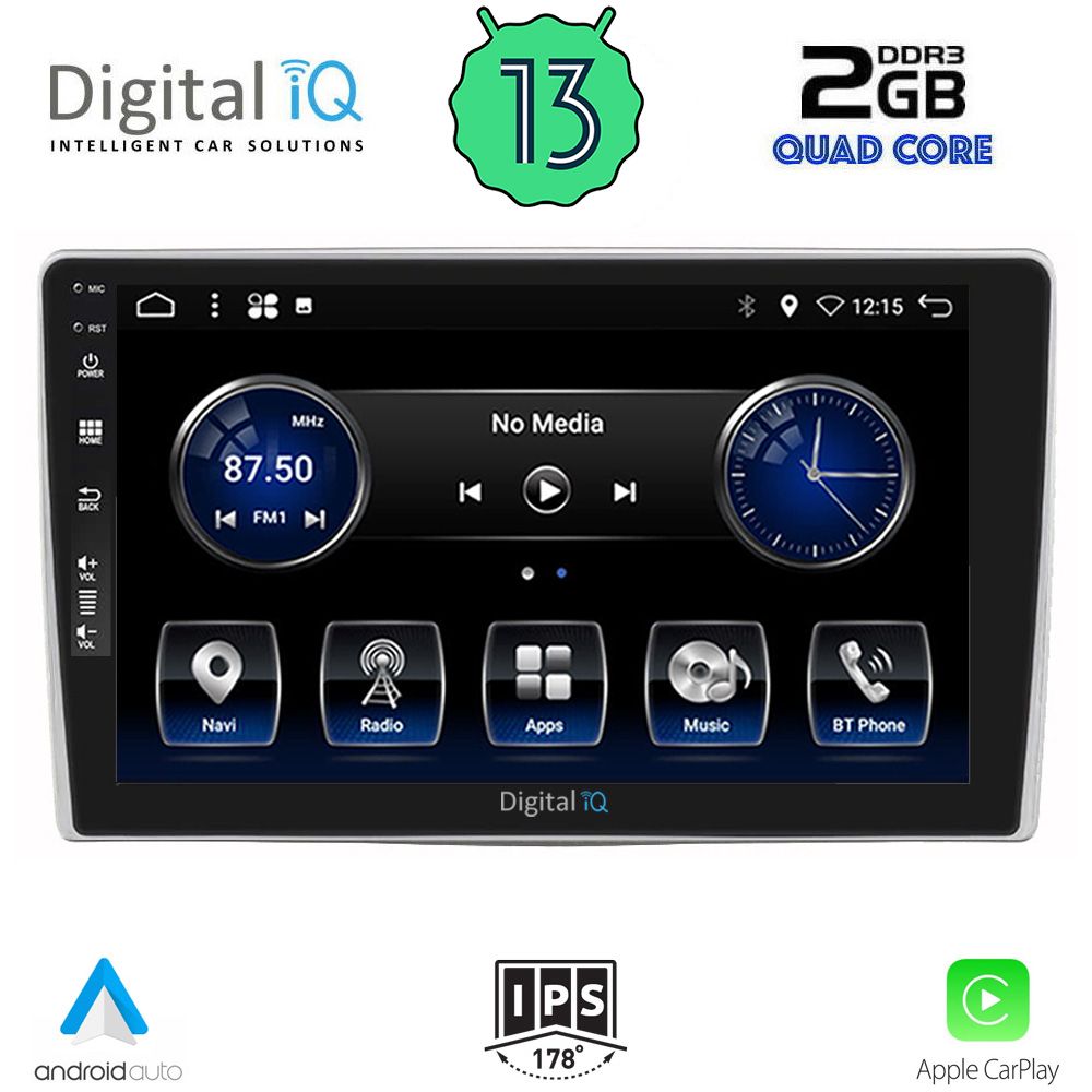 DIGITAL IQ BXH 3028_CPA (9inc) MULTIMEDIA TABLET OEM ALFA ROMEO MITO mod. 2008-2018