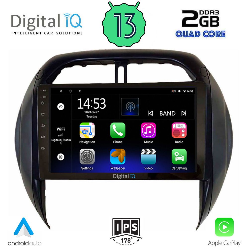 DIGITAL IQ RSB 2730_CPA CLIMA (9inc) MULTIMEDIA TABLET OEM TOYOTA RAV 4 mod. 2000-2006