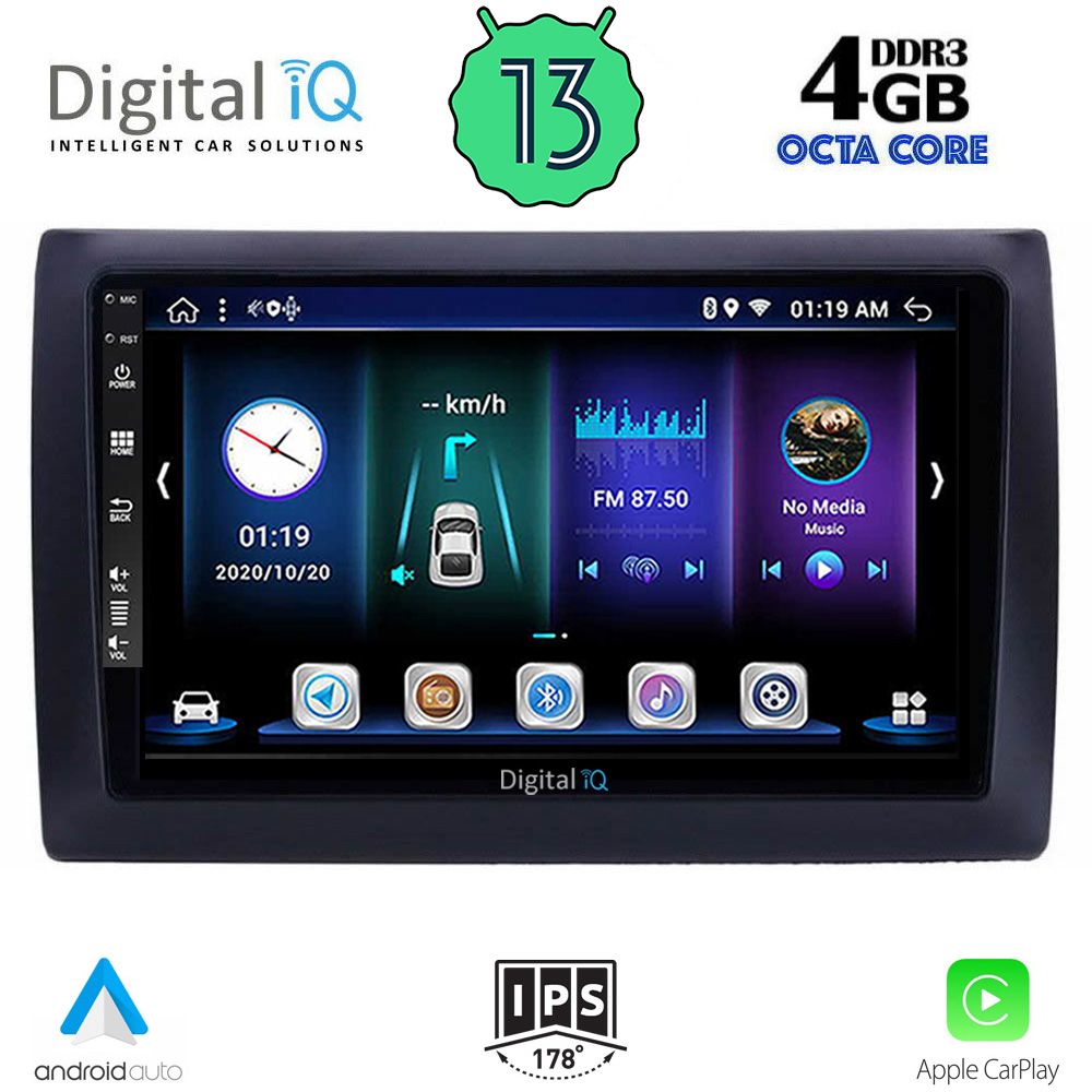 DIGITAL IQ BXD 6145_CPA (9inc) MULTIMEDIA TABLET OEM FIAT STILO mod. 2001-2007