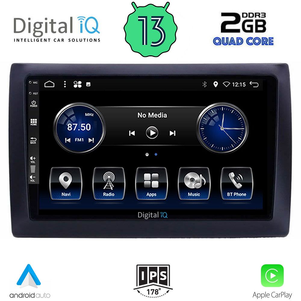 DIGITAL IQ BXH 3145_CPA (9inc) MULTIMEDIA TABLET OEM FIAT STILO mod. 2001-2007