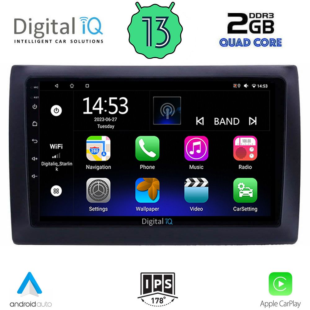 DIGITAL IQ RSB 2145_CPA (9inc) MULTIMEDIA TABLET OEM FIAT STILO mod. 2001-2007