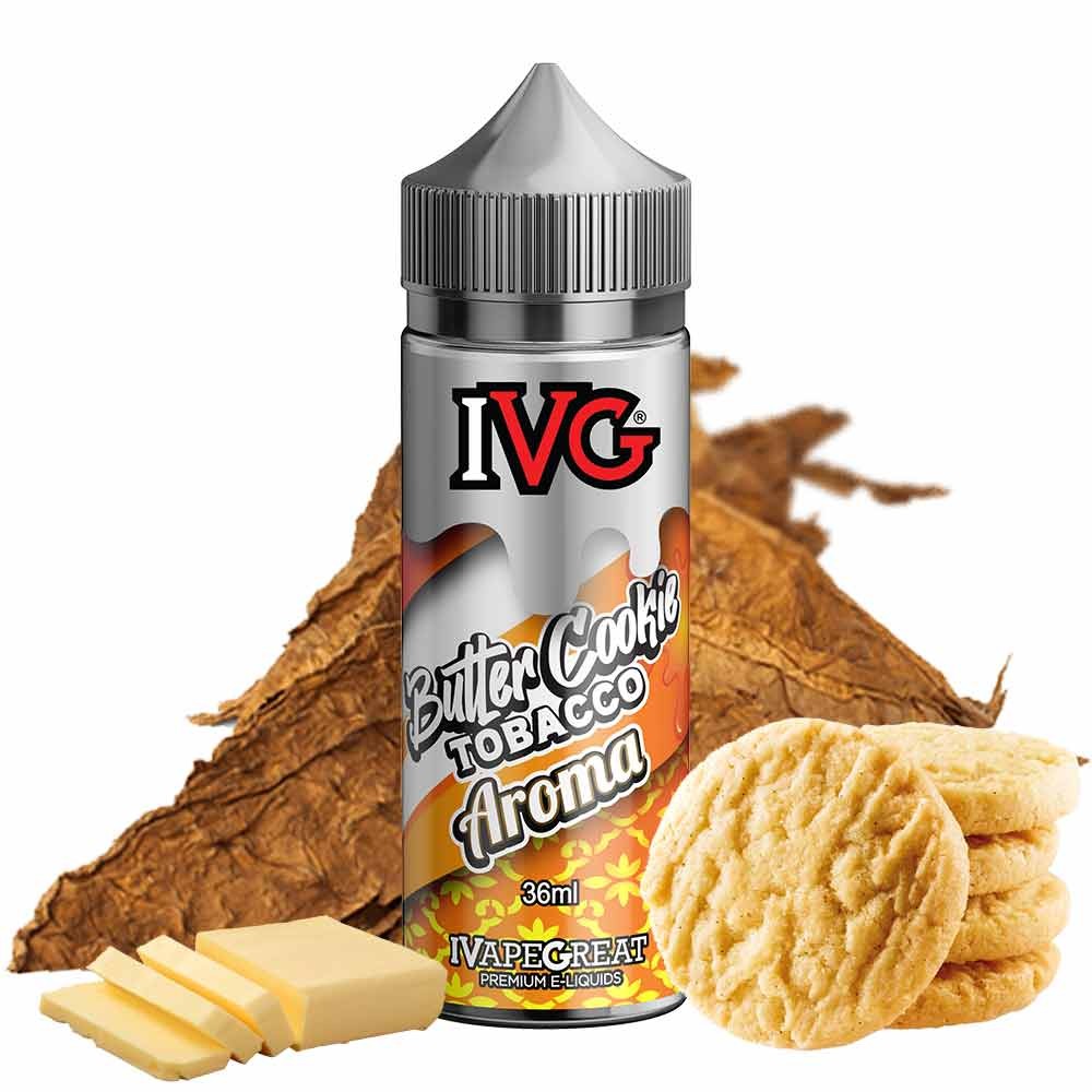 IVG Flavour Shot Butter Cookie Tobacco 36/120ml